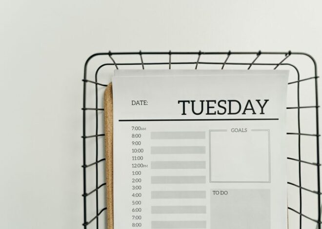 A Simple Weekly Cleaning Schedule for a Tidy Home